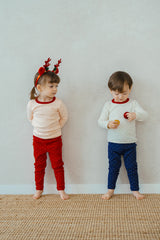 Holiday Long Sleeve Pajama Set - Ruby Red