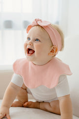 Rolling Cloud Bib - Blush Pink