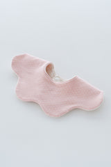 Rolling Soft Blossom Bib - Mini Dot Pink