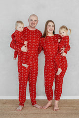 Holiday Long Sleeve Pajama Set Mom - Snowflake