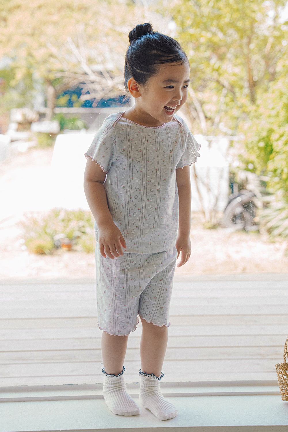 Avauma toddler summer outfit floral cotton set breathable baby clothes