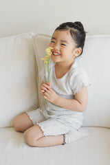 Avauma baby summer short sleeve set floral cotton outfit toddler lounge set