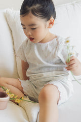 Avauma toddler floral short sleeve tee soft cotton detail top
