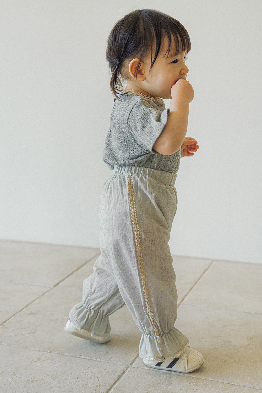 Avauma baby outfit mint blue jogger pants casual toddler look