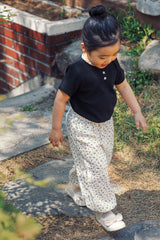 Breeze Jogger Baby Pants | Blue Flower