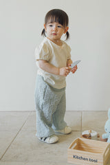 Avauma baby outfit pale blue summer pants lightweight toddler outfit