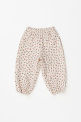 Avauma baby toddler summer vale pants rosy flower floral pants lightweight crinkle pants