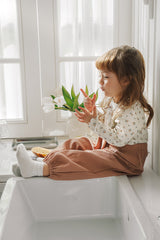 Daily Blooming Pants | Rosy Beige