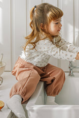 Daily Blooming Pants | Rosy Beige