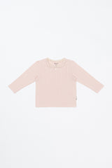 Love Square T-shirt | Sand Rose