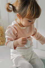 Love Square T-shirt | Sand Rose