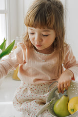 Love Square T-shirt | Sand Rose