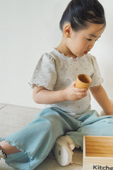 Mini Bloom Toddler Short Sleeve Tee │Melange Flower