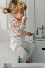 Daily Flower Leggings | Rosy Ivory