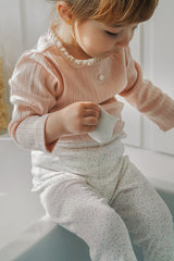 Daily Flower Leggings | Rosy Ivory