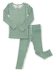 Bliss Check Long Pajama Green