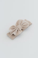 Mellow Ribbon Headband - Honey Beige