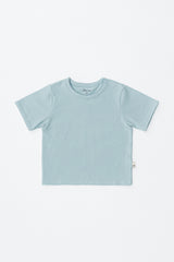 Avauma baby short sleeve tee powder mint soft cotton baby t-shirt pastel baby clothes