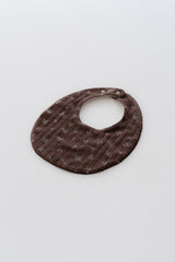 Picot Flower Bib - Maple Mocca