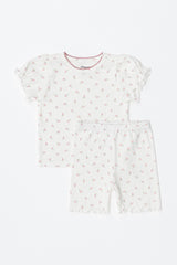 Avauma baby girl floral pajama set soft lavender cotton toddler summer sleepwear matching outfit