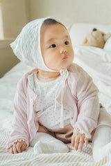 Avauma baby cardigan blush pink soft cotton baby outfit cozy newborn styling
