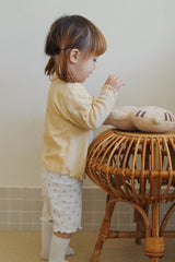 Avauma baby cardigan butter yellow lightweight cotton toddler outfit everyday summer look