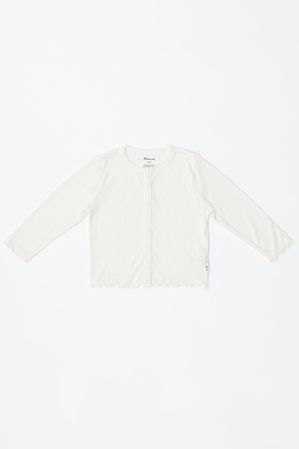 Avauma baby cardigan soft lightweight cotton cream white summer layering outfit