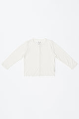 Avauma baby cardigan soft lightweight cotton cream white summer layering outfit