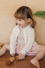 Avauma baby girl cardigan soft cotton cream white lightweight summer outfit toddler wear