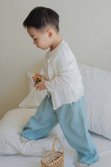 Avauma baby cardigan cream white lightweight cotton outfit toddler casual look