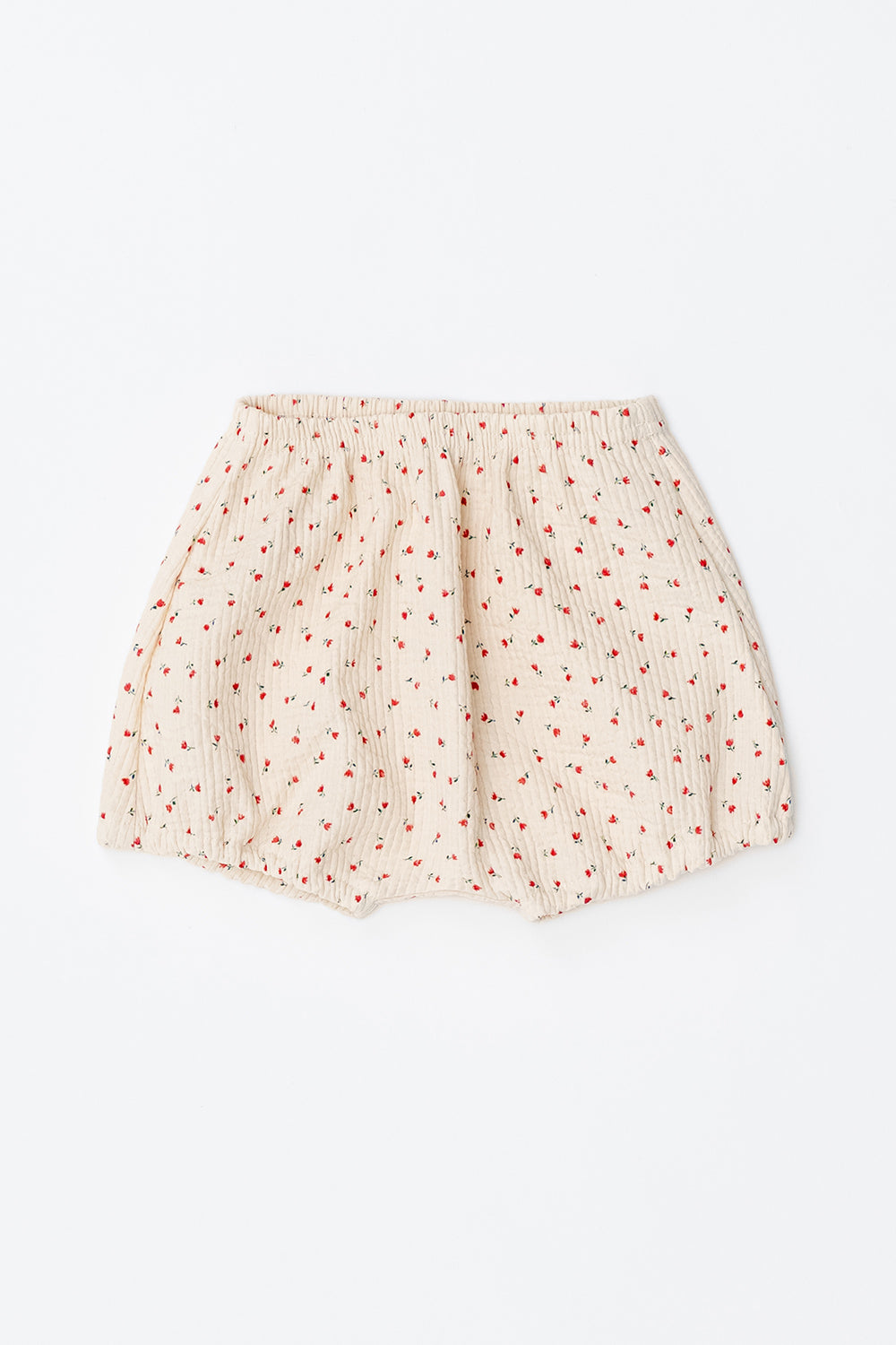 Avauma baby bloomer berry cream tiny floral print soft cotton baby shorts summer outfit