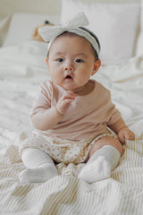 Avauma baby bloomer berry cream tiny flower print baby outfit cute summer styling