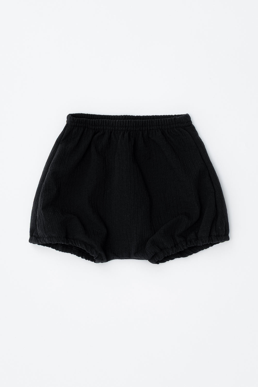 Avauma baby bloomer charcoal black soft cotton baby shorts simple summer outfit