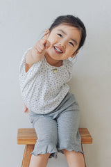Avauma baby tee skymilk tiny floral print cute baby outfit soft summer styling