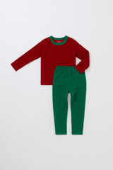 Holiday Long Sleeve Pajama Set - Winter berry